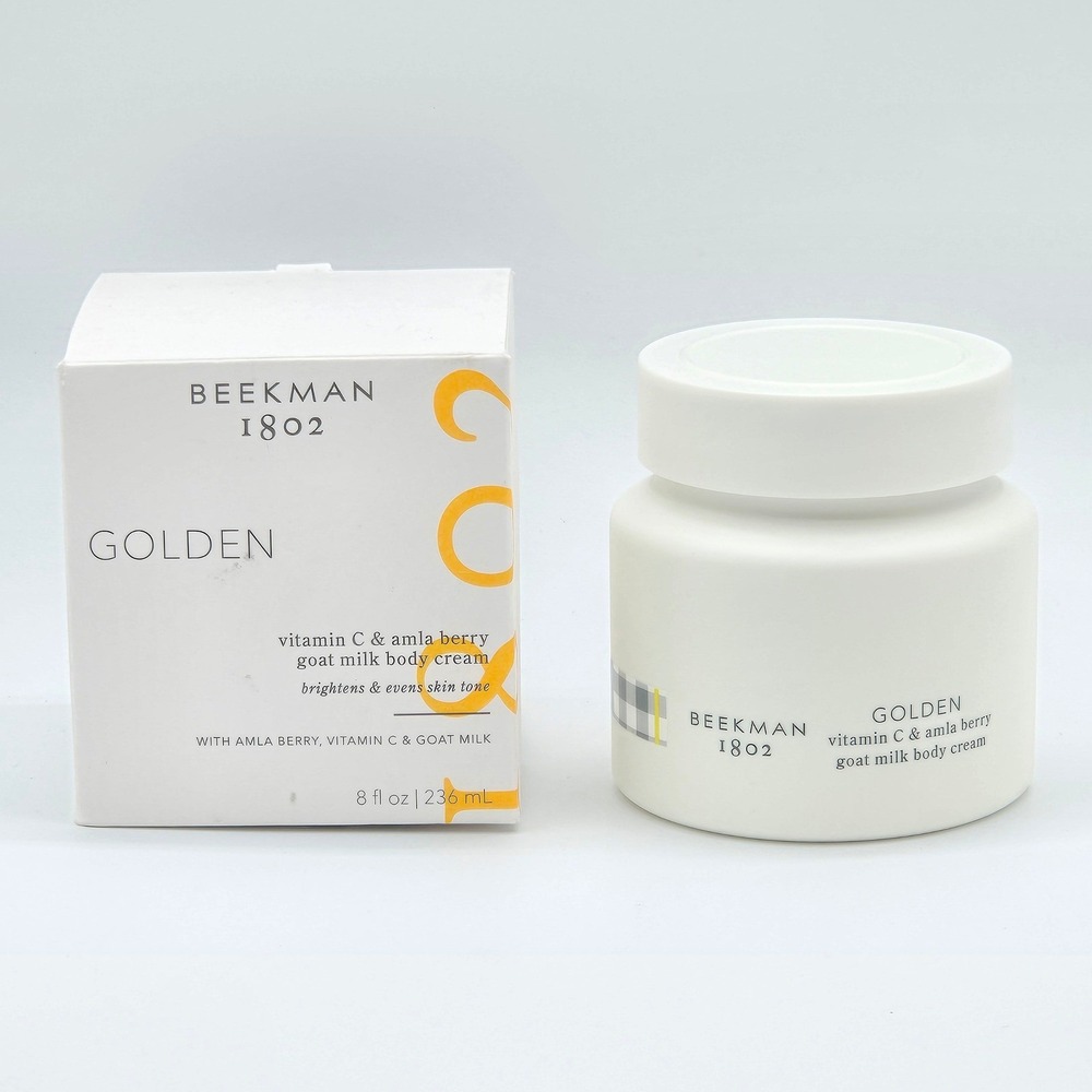 Beekman 1802 Golden Vitamin C & Amla Berry Goat Milk Body Cream 8oz